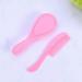 EXCEART Baby Shower Brush Set - Shampoo Dispenser, Exfoliator & Safety Comb for Newborns and Toddlers - Pink - Buy Online on SooperMarket.com