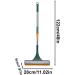 Window Glass Wiper | Adjustable Length Mirror Cleaner Tool | Window Cleaning Tool Reusable Glass Washing Equipment with Extension Handle Window Shower Cleaning Tool for Mirror Green - Buy Online on SooperMarket.com