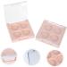 WOFASHPURET Makeup Pallette 2pcs Eye Shadow Replacement Box Loose Powder Filling Travel Convenient Eyeshadow Lipstick Tray - Buy Online on SooperMarket.com