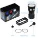 Eecoo Diving Flashlight | 18000 Lumen IPX8 Waterproof Torch for Scuba Dive | 500M Range, 7 Modes | Underwater LED Flashlight for Outdoor Water Sports - Buy Online on SooperMarket.com