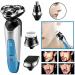 GeRRiT Electric Razor for Men - Waterproof Rotary Shaver Cordless USB Rechargeable Beard Trimmer Ideal Gift for Husband & Dad - Buy Online on SooperMarket.com