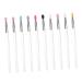 NOLITOY 10pcs Eye Shadow Brush Makeup Brush Makeup Accessories Eye Makeup Accessory Miss Big Sequins Eyes