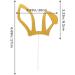 1 Pack Cute Easter Theme Cupcake Topper Decorative Cake Toppers Easter Festival Party Supplies Gold RabbitsLM - Buy Online on SooperMarket.com
