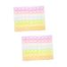 ABOOFAN 2 Sets Nail Art Storage Box Makeup Drawer Ornament Container Storage Containers Manicure Accessories Holding Dip Powder Organizer Diamond Box Abs Desktop