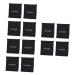 HAPINARY 12 Pcs Hair Dryer Storage Bag Travel Organizer Pouch Drawstring Storage Bag Hair Bag Fabric Black