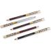 Baluue Leopard Eyebrow Pencil 2pcs Long Lasting Eyebrow Pencil with Brush Wooden Leopard Cover Eyebrow Pencil Makeup Tool Light Coffee - Buy Online on SooperMarket.com