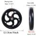 Wheelchair Front Wheel 5Inch 6Inch 8Inch Wheelchair Front Wheels Manual Wheelchair Replacement Wheels Solid Wheels 1 Pair/Black/6Inch(5Inch) 5Inch Black - Buy Online on SooperMarket.com