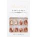 Brishow Christmas Glitter Snow Press-On False Nails - 24pcs Short Ballerina Acrylic Fake Nails for Women and Girls - Buy Online on SooperMarket.com