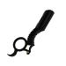Vintage Premium Safety Razor Eyebrow Ring Razor Men's Razor With A Finger Ring For Razor Robust Black