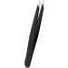 Stainless Steel Black Matte Slant Tip Eyebrow Tweezers by AURAY - Buy Online on SooperMarket.com