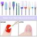 YHTSPORT 11 Pcs Tungsten Carbide/Ceramic Nail Drill Bits - 3/32 Cuticle Drill Bit for Acrylic Gel Removal - Electric Nail Files Accessories - Buy Online on SooperMarket.com