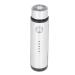 Portable Mini Electric Shaver USB Power Display Shaver for Men Close Shave Self Shaving Flannel Bag Included ABSstainless Steel (Silver)