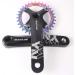 BUCKLOS US Stock 104 BCD Mountain Bike Single Speed Crankset 170mm Square Taper with Plating Chainring (30/32/34/36/38T) | Replacement Bicycle Crank Arm Set - Buy Online on SooperMarket.com