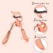 Professional Eyelash Curler with Comb | Metal Lash Curler & 2 Refill Pads | Precision Eye Makeup Tool for Women & Girls - Buy Online on SooperMarket.com