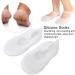 Silicone Moisturizing Socks for Men & Women - Non-Slip Anti-Split (2 Pack Large White) - Buy Online on SooperMarket.com