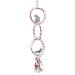 LeerKing Bird Rope Perches Parrot Hanging Perches Chewing Cage Toys Cotton Rope Swing Spiral Perches for Parakeet Cockatiel Bungee African Greys Cockatoo 3 Loops