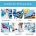 100PCS Nitrile Disposable Gloves Latex Free Powder Free Glove (Medium) - Buy Online on SooperMarket.com