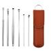 6PCS Ear Cleaner Wax Removal Tool Earpick Sticks Earwax Remover Curette Ear Pick Cleaning Ear Cleanser Spoon Health Care Earpick