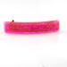 2pcs Neon Pink Rectangular Patent Clasp 52x12 with Silver Glitter - Made in Germany | WeLoveBeads - International Shipping Available - Buy Online on SooperMarket.com