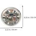 EXCEART 400 Sets Diamond Stud Rivets DIY Crafts Clothes DIY Rivets DIY Luggage Rivets Crystal Leather Goods 0.6X0.6X1CMx2pcs As Shownx2pcs - Buy Online on SooperMarket.com