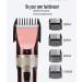 Professional Cordless Hair Clippers for Men | Rechargeable Grooming Kit with 4 Guide Combs - Best Hair Cutting Trimmers - Buy Online on SooperMarket.com