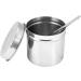 Stainless Steel Disinfection Jar with Tweezers(9cm) - Buy Online on SooperMarket.com