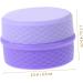 ABOOFAN 2 Sets Cream Box Travel Makeup Jar Makeup Pots Container Travel Container for Cream Leakproof Cosmetic Jar Salve Jar Lotion Cream Jar Purple Storage Box Airless Vacation Silica Gel - Buy Online on SooperMarket.com