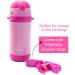 Primo Passi Insulated Straw Water Bottle for Kids - 12oz Thermos Bottle (Pink) - Buy Online on SooperMarket.com