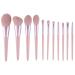 DFHBFG 11 Pieces of Makeup Brush Set Eye Shadow Blush Powder Full Set of Makeup Tool Brush As shown in the figure D