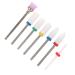 NAROOTE Nail Drill Bits 7Pcs Nail Metal Drill Bits Nail Polishing Burr Manicure Pedicure Accessory Tool Set(TZ-08) - Buy Online on SooperMarket.com