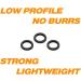 Dr.Fish 50 Pack Stainless Steel Fly Fishing Tippet Rings - 2mm/2.5mm - Lightweight Low Profile for Trout, Salmon, Crappie, Bluegill, Steelhead - Buy Online on SooperMarket.com