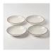 Dinnerware Dishes Plates Ceramic Plate Household Dish Dish White Circular Kitchen Restaurant Dish Simple Line Shape Deep Plate Soup Plate Vintage Dish Set of 4/6 Dinner Restaurant Family Party Plates Medium B