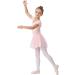 DanSwan Ballet Pink Long Sleeve Leotard Tutu Dress for Toddler Girls 4-5T - Buy Online on SooperMarket.com