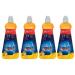 4 x 400ml Rinse & Shine Aid Lemon Sparkle Scent Protects Against Cloudiness