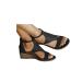 cooki Sandals for Women, Womens Casual Buckle Strap Roman Wedge Sandals Beach Sandals Open Toe Platform Sandals Shoes Z8 Black 8.5
