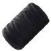 T-Shirt Yarn 130 Yards Knitting Yarn Fabric Crochet Cloth Solid Color Tshirt Yarn for Crocheting Beginners DIY Hand Craft Bag Blanket Cushion Projects (Black)