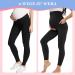 TNNZEET Maternity Leggings for Women | Opaque Pregnancy Leggings with Pockets for Yoga | Skin Color/Light Gray - Buy Online on SooperMarket.com