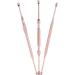 3pcs Stainless Steel Earpick Set - Double Ended Wax Remover & Cleaner Curette Spoon - Buy Online on SooperMarket.com