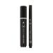 Black Fabric Markers 2 Pack Broad and Fine Tip | Water Resistant Ink No Steam or Iron Needed | Non Toxic Fabric Pens for Drawing Quilt Labels and Clothing Projects NOT5837 Black 2 Pack