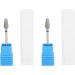 Tungsten Steel Nail Drill Bits 2 Blue Manicure Nail Art Drill Bits for Manicures - Buy Online on SooperMarket.com