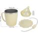 Convalescent Feeding Cup 350ml 304 Stainless Steel Adaptive Drinking Cup with Straw Leakproof Lightweight Bed Sippy Cup Drinking Aids for The Elderly Patient Disabled - Buy Online on SooperMarket.com
