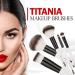 Titania Professional Concealer Brush - Round Flatted-Tip | Wooden Shaft for Effortless Makeup Application & Blending - Daily Beauty Essential - Buy Online on SooperMarket.com