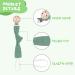Vicloon Baby Dummy Clips 3 Pcs - BPA Free Soother Pacifier Chain Holder Clips for Boys and Girls - Teether Toy or Soothie - Green/Gray/Beige - Buy Online on SooperMarket.com