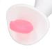 Silicone Baby Teether Stick for 6-12 Months | Easy-to-Clean Teething Toy in Candy Shape | BPA-Free (Pink White) - Buy Online on SooperMarket.com