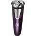 GeRRiT Electric Razor Shaver for Men Wet&Dry Metal IPX7 Waterproof Removable Beard Hair Trimmer Mens Rotary Shavers Included Charging Adapter