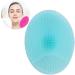 1 Pack Face Scrubber Soft Silicone Cleansing Brush Face Exfoliator Blackhead Pore Pad Cap Face Wash Brush for Deep Cleaning Skin Care Blue - Buy Online on SooperMarket.com