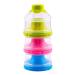 3-Layer Formula Dispenser Portable Milk Powder Compartment Container Pot Box Milk Cans Snack Storage Box for Travel and Outdoor Activities Nighttime Nursing 1