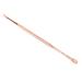 Ear Spoon Stainless Steel Glossy Rounded Relieve Itching Metal Ear Spoon for Home(Rose Gold)