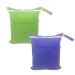 Memofynd 2 pieces of waterproof diaper bag cosmetic storage bag separation of dry and wet clothing suitable for swimming traveling and for home use (green purple)