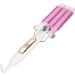3 Barrel Curling Iron Wand - Adjustable Temperature Ceramic Lasting Waves Flexible for All Hairstyles - US Plug - Buy Online on SooperMarket.com